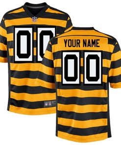 Pittsburgh Steelers Nike Youth Game Custom Jersey - Gold - Robokeg