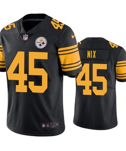 Pittsburgh Steelers Roosevelt Nix Black Nike Color Rush Limited Jersey - Robokeg