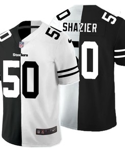 Pittsburgh Steelers Ryan Shazier #50 Nfl 2020 Black And White Jersey - Robokeg