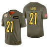 Pittsburgh Steelers Sean Davis 2019 Salute To Service Nfl 100 Mens Jersey Metallic - Robokeg