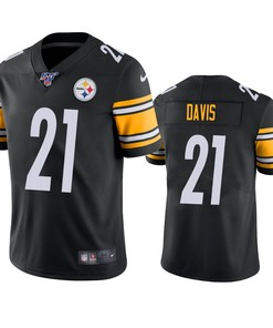 Pittsburgh Steelers Sean Davis Black 100th Season Vapor Limited Jersey - Robokeg