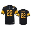 Pittsburgh Steelers Steven Nelson Black Color Rush Game Jersey - Robokeg