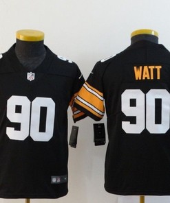 Pittsburgh Steelers T. J. Watt #90 Nfl 2020 Black Jersey - Robokeg