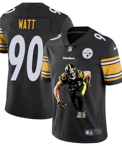 Pittsburgh Steelers T. J. Watt #90 Nfl 2020 Brown Jersey - Robokeg