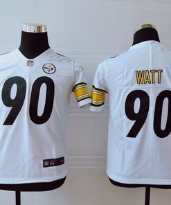 Pittsburgh Steelers T. J. Watt #90 Nfl 2020 White Jersey - Robokeg