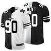 Pittsburgh Steelers Tj Watt #90 Nfl 2020 Black And White Jersey - Robokeg