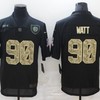Pittsburgh Steelers Tj Watt #90 Nfl 2020 Black Jersey - Robokeg