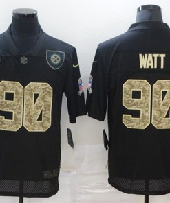 Pittsburgh Steelers T.j. Watt #90 Nfl 2020 Black Jersey - Robokeg