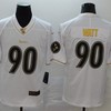 Pittsburgh Steelers Tj Watt #90 Nfl 2020 White Jersey - Robokeg