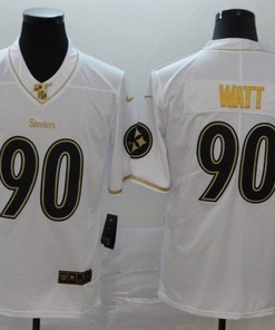 Pittsburgh Steelers Tj Watt #90 Nfl 2020 White Jersey - Robokeg