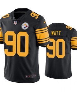 Pittsburgh Steelers T.j. Watt Black Nike Color Rush Limited Jersey - Robokeg
