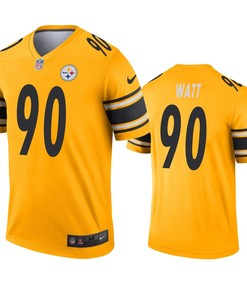 Pittsburgh Steelers T.j. Watt Gold Inverted Legend Jersey - Robokeg