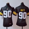 Pittsburgh Steelers Trent Jordan Watt #90 Nfl 2020 Brown Womens Jersey - Robokeg