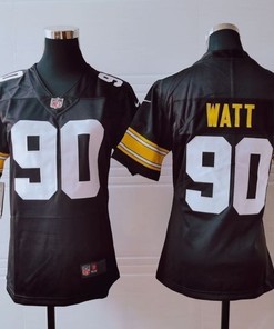 Pittsburgh Steelers Trent Jordan Watt #90 Nfl 2020 Brown Womens Jersey - Robokeg
