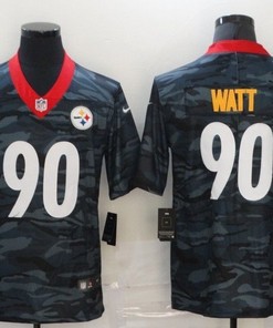 Pittsburgh Steelers Trent Jordan Watt #90 Nfl 2020 Camo Jersey - Robokeg