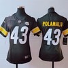 Pittsburgh Steelers Troy Polamalu #43 Nfl 2020 Brown Womens Jersey - Robokeg