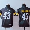 Pittsburgh Steelers Troy Polamalu #43 Nfl 2020 Dark Brown Jersey - Robokeg