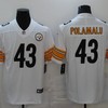Pittsburgh Steelers Troy Polamalu #43 Nfl 2020 White Jersey - Robokeg