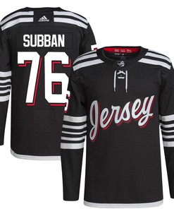 P.k. Subban New Jersey Devils Adidas 2021/22 Alternate Primegreen Authentic Pro Player Jersey - Black Nhl - Robokeg