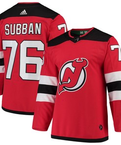 P.k. Subban New Jersey Devils Adidas Authentic Player Jersey - Red Nhl - Robokeg