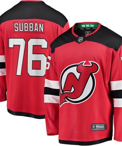 P.k. Subban New Jersey Devils Fanatics Branded Home Breakaway Player Jersey - Red Nhl - Robokeg