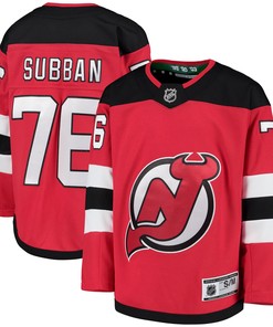 P.k. Subban New Jersey Devils Home Premier Player Jersey - Red Nhl - Robokeg