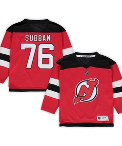 P.k. Subban New Jersey Devils Preschool Home Replica Player Jersey - Red Nhl - Robokeg