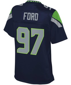 Poona Ford Seattle Seahawks Nfl Pro Line Womens Player Jersey - College Navy - Robokeg