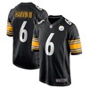 Pressley Harvin Iii Pittsburgh Steelers Game Jersey - Black Nfl - Robokeg