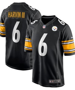 Pressley Harvin Iii Pittsburgh Steelers Game Jersey - Black Nfl - Robokeg