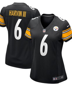 Pressley Harvin Iii Pittsburgh Steelers Womens Game Jersey - Black Nfl - Robokeg