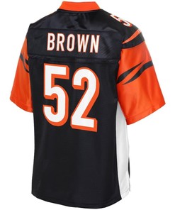 Preston Brown Cincinnati Bengals Nfl Pro Line Player Jersey - Black - Robokeg