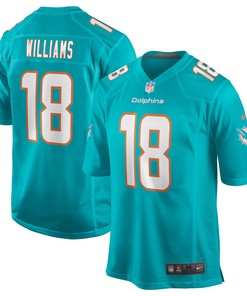 Preston Williams Miami Dolphins Game Jersey - Aqua Nfl - Robokeg