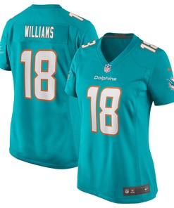 Preston Williams Miami Dolphins Womens Game Jersey - Aqua Nfl - Robokeg