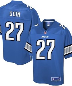 Pro Line Mens Detroit Lions Glover Quin Team Color Nfl Jersey - Robokeg