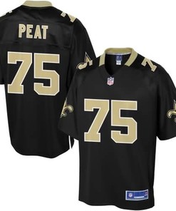 Pro Line Mens New Orleans Saints Andrus Peat Team Color Nfl Jersey - Robokeg