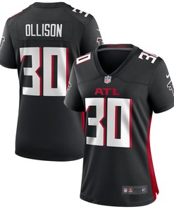 Qadree Ollison Atlanta Falcons Womens Game Jersey - Black Nfl - Robokeg