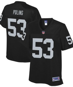 Quentin Poling Las Vegas Raiders Nfl Pro Line Womens Player Jersey - Black - Robokeg