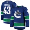 Quinn Hughes Vancouver Canucks Adidas Home Authentic Pro Player Jersey - Blue Nhl - Robokeg