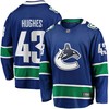 Quinn Hughes Vancouver Canucks Fanatics Branded Home Breakaway Jersey - Blue Nhl - Robokeg