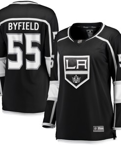 Quinton Byfield Los Angeles Kings Fanatics Branded Womens Home Breakaway Player Jersey - Black Nhl - Robokeg
