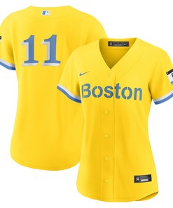 Rafael Devers Boston Red Sox Womens 2021 City Connect Replica Player Jersey - Gold Mlb - Robokeg