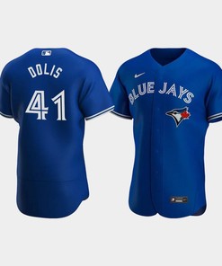 Rafael Dolis 41 Toronto Blue Jays Royal Alternate Jersey - Robokeg