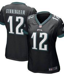 Randall Cunningham Philadelphia Eagles Womens Retired Game Jersey - Black Nfl - Robokeg