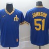 Randy Johnson #51 Seattle Marines 2020 Mlb Blue Jersey - Robokeg