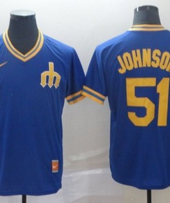Randy Johnson #51 Seattle Marines 2020 Mlb Blue Jersey - Robokeg