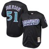 Randy Johnson Arizona Diamondbacks Mitchell & Ness Cooperstown Collection Mesh Batting Practice Jersey - Black Mlb - Robokeg
