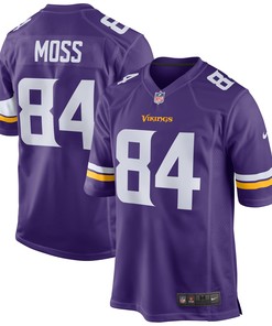Randy Moss Minnesota Vikings Retired Player Game Jersey - Purple Nfl - Robokeg