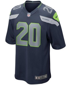 Rashaad Penny Seattle Seahawks 2018 Nfl Draft First Round Pick Game Jersey - Navy - Robokeg