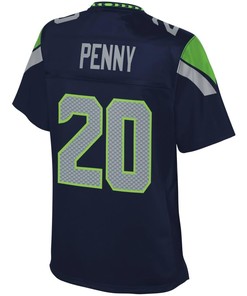 Rashaad Penny Seattle Seahawks Nfl Pro Line Womens Player Jersey - College Navy - Robokeg